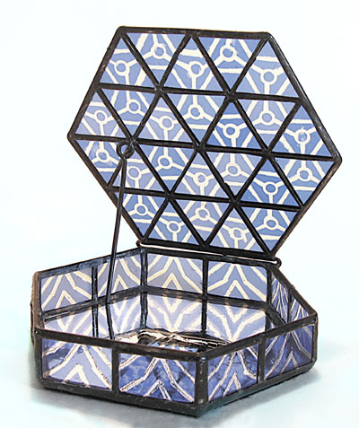 Light Blue Pattern Box